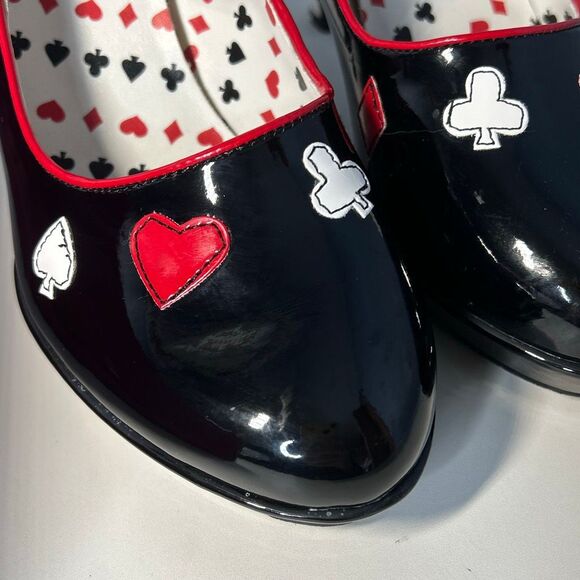 Funtasma Contessa 57 Alice in Wonderland 4” Heels size 9 Black - Picture 7 of 10
